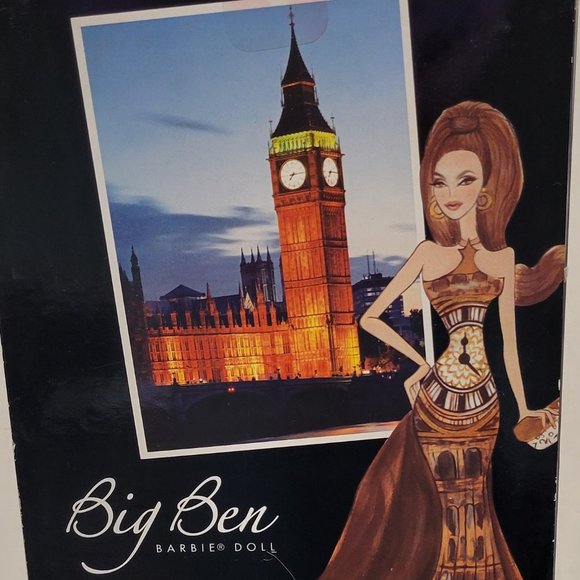 BARBIE NEW/SEALED BOX Big Ben Barbie Dolls of the World Landmark Collection - Picture 4 of 7